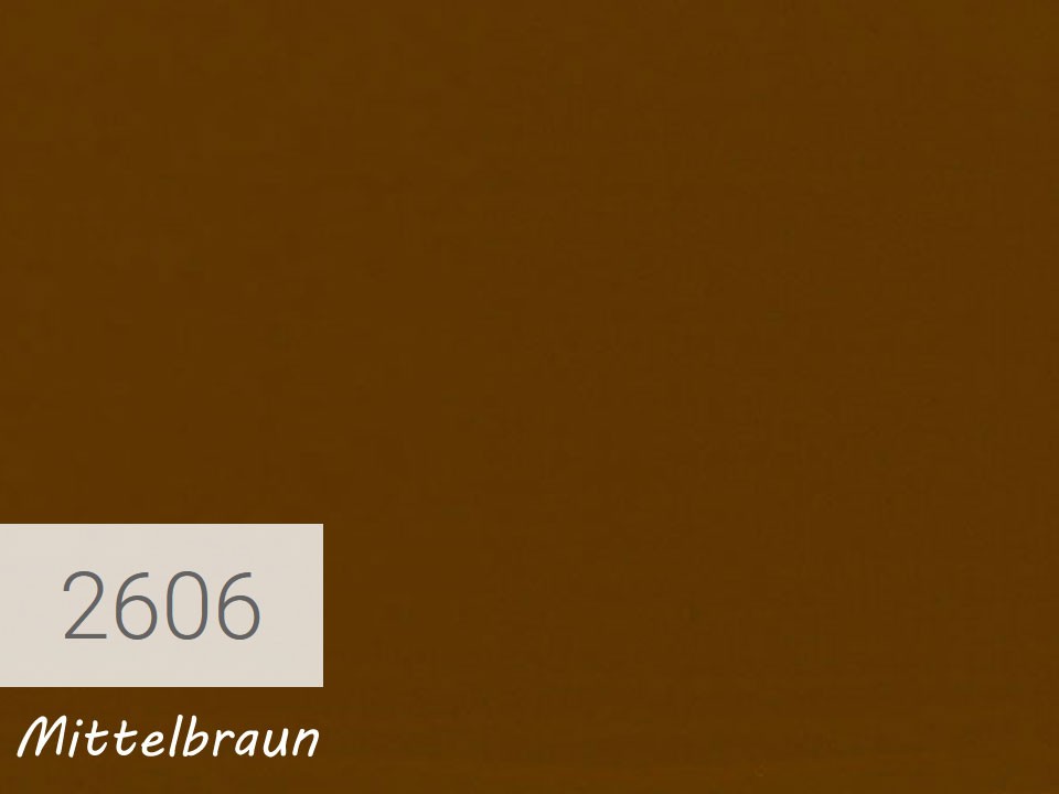 <p><strong>OSMO Landhausfarbe</strong></p><p>Mittelbraun, Nr. 2606, 0,75 l</p>
