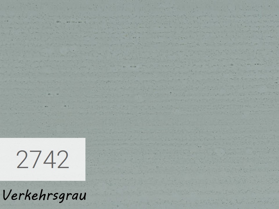 <p><strong>OSMO Landhausfarbe</strong></p><p>Verkehrsgrau, Nr. 2742, 0,75 l</p>